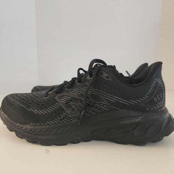 New Balance Women's Fresh Foam X 860 V13, Black/Lead/Black Metallic, 8.5 - Picture 4 of 8